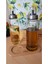 Şeffaf Yağdanlık ve Sabun Standı, Ahşap Altlık, 550 ml, Beyaz, Şık ve Fonksiyonel Kullanım 2