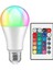 9W RGB Led Ampul 16 Renk Uzaktan Kumandalı Renk Değiştiren Dekoratif Işık 1