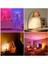 9W RGB Led Ampul 16 Renk Uzaktan Kumandalı Renk Değiştiren Dekoratif Işık 4