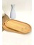 1 Adet Gerçek Ithal Bambu 25X12 cm Oval Model Yağdanlık Sirkelik Sabunluk Altlığı Sunum Tabağı 3