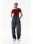 Yüksek Bel Tokalı Baggy Jean 1
