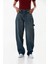Yüksek Bel Tokalı Baggy Jean 2