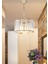 Modern Lüks Kristal Taşlı Gold Avize 1