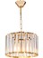 Modern Lüks Kristal Taşlı Gold Avize 2
