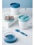 2'li Set Taşınabilir Kaşıklı Yoğurt Kabı - 700 ml Pratik Yemek Saklama ve Müsli Kabı 2