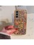 Samsung Galaxy S24 Fe Uyumlu Kılıf Zebana Golden Serpent Silikon Kılıf Turuncu 1