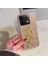 Xiaomi Poco X6 Uyumlu Kılıf Zebana Golden Serpent Silikon Kılıf Rose Gold 1