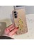 Samsung Galaxy S24 Fe Uyumlu Kılıf Zebana Golden Serpent Silikon Kılıf Rose Gold 1