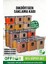 18 Li Dikdörtgen Erzak Bakliyat Saklama Kabı Baharat Seti 1,2-2-3,2 lt 40 Etiketli SET-18D 2