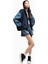 Yüksek Bel Dar Mavi Kadın Denim Şort XW000135 2