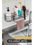 Mutfak Düzenleyici Banyo Düzenleyici Organizer Mutfak Dolabı 3 Fonksiyonlu Siyah Mat Bulaşıklık 2