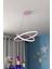 Robin 2 'li Pembe Sarkıt Beyaz Ledli Modern LED Avize 1