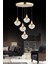 Talu 5'li Gold 3 Renk Ledli Lüx Sarkıt Modern LED Avize 3