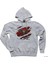 Spiderman 3D Body Gri Kapşonlu Sweatshirt Hoodie 1