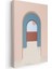 Kemerli Geçit - Pastel Tonlar ve Geometrik Formlar Kanvas Tablo 3