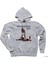 Muhammed Ali Knockout Gri Kapşonlu Sweatshirt Hoodie 1