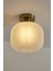 Mylights Rustik Modern Opal Camlı Tavan Plofonyer Avize 1