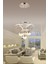 Papatya 3 Renk Gold ( Sarı Beyaz ve Gün Işığı ) Luxury LED Kristal Taşlı Avize Concept 1