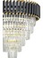 Palmira 60 cm 'lik Kristal Taşlı Lüks Avize 6'lı - (Siyah-Gold) 5