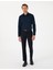 Erkek Lacivert Regular Fit Uzun Kollu Basic Gömlek 50302972-VR033 4