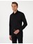 Erkek Siyah Regular Fit Uzun Kollu Basic Gömlek 50302972-VR046 3