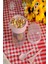 Pembe Pudra 4'lü Saklama ve Yemek Kabı, Kırmızı, Plastik, 650 ml, Kaşıklı ve Çatallı 2