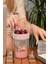 Pembe Pudra 4'lü Saklama ve Yemek Kabı, Kırmızı, Plastik, 650 ml, Kaşıklı ve Çatallı 3