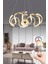 Beren Gold 3 Renk Ledli Lüx Sarkıt Modern LED Avize 1