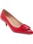 Kırmızı Hakiki Rugan Deri Kadın Stiletto - K24I1AY67466-D02 1