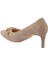 Yeşil Süet Deri Kadın Stiletto - K24I1AY67464-O48 2