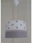 Krem (Cd - 2845) Yıldızlı Çocuk Odası Genç ve Bebek Odası Avize Aydınlatma Sarkıt. 1