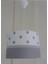 Krem (Cd - 2845) Yıldızlı Çocuk Odası Genç ve Bebek Odası Avize Aydınlatma Sarkıt. 2