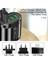 Şarj Kafası Qc3.0 LED Dayanıklı Hızlı Şarj 4 USB Adaptörü Şarj Kafaları Siyah Ab 40*90*25MM (Yurt Dışından) 3