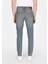 Slim Fit Düşük Bel Dar Paça Erkek Indigo Jean Pantolon 2