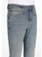 Slim Fit Düşük Bel Dar Paça Erkek Indigo Jean Pantolon 5