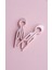 Mini Saç Pini - Kemik Asetat Yüksek Kalite - 4.5 cm - Pembe 1