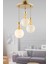 Minel 3 Lü Eskitmeye Gold Glop Camlı Aydınlatma 1