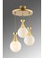 Minel 3 Lü Eskitmeye Gold Glop Camlı Aydınlatma 2