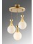 Minel 3 Lü Eskitmeye Gold Glop Camlı Aydınlatma 5