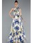 Halter Yaka Cut Out Uzun Empirme Saten Abiye ABU4686 1