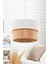 Keten Hasır Natural Rattan Sarkıt Avize 1
