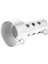 Gümüş Motosiklet Egzoz Kutusu Susturucu Ekleme Bölme Db Killer Susturucu 42MM x 80MM (Yurt Dışından) 5