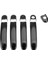 9 Adet Set Abs Krom Kapı Kolu Trim Kapakları Transporter T5 T6 Caddy Van 2003-2015 Karbon Fiber Tarzı (Yurt Dışından) 4