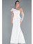 Pullu Tek Omuz Kollu Peplum Detay Uzun Abiye ABU4730 2