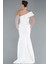 Pullu Tek Omuz Kollu Peplum Detay Uzun Abiye ABU4730 3