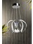 Angel Model Krom Kaplama Metal Salon Mutfak Oturma Yatak Odası Modern LED Sarkıt Avize 1