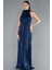 Halter Yaka Uzun Şifon Abiye Elbise ABU4811 1