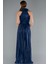 Halter Yaka Uzun Şifon Abiye Elbise ABU4811 2