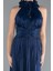 Halter Yaka Uzun Şifon Abiye Elbise ABU4811 3