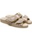 Kadın Sandalet 5688 Green Life Stretch Women's Footwear Beige 3